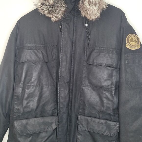 Canada Goose x Earnest Sewn 4565M Expedition Down Parka Jacket Fox Fur Size M - Picture 2 of 15